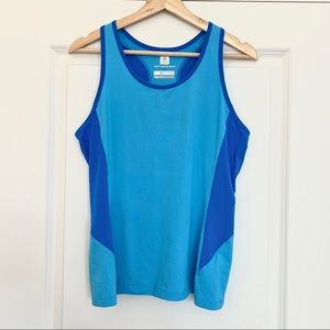 Columbia Omni Racerback Activewear Tank Top Blue L